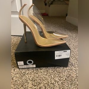 Fashionnova Nude Clear Heel